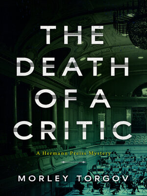 cover image of The Death of a Critic